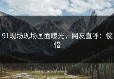 91现场现场画面曝光，网友直呼：惋惜
