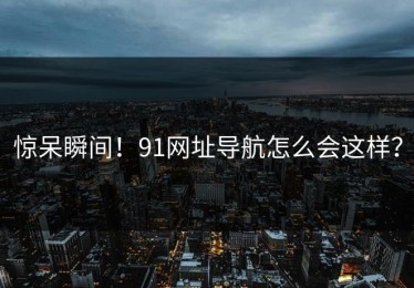 惊呆瞬间！91网址导航怎么会这样？
