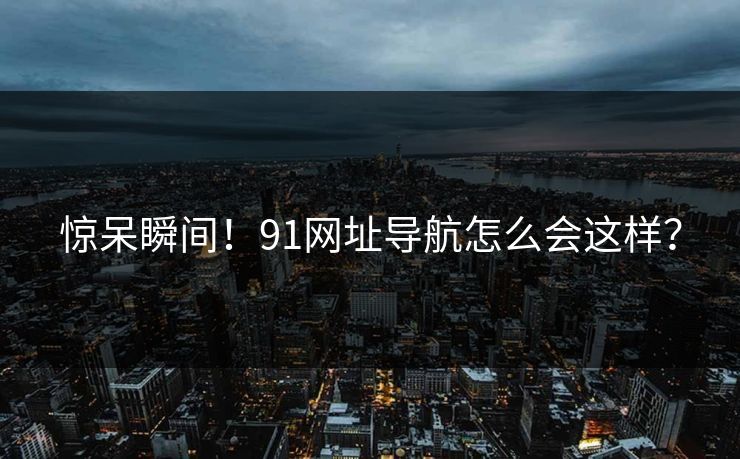 惊呆瞬间！91网址导航怎么会这样？