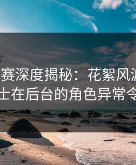 每日大赛深度揭秘：花絮风波背后，业内人士在后台的角色异常令人意外